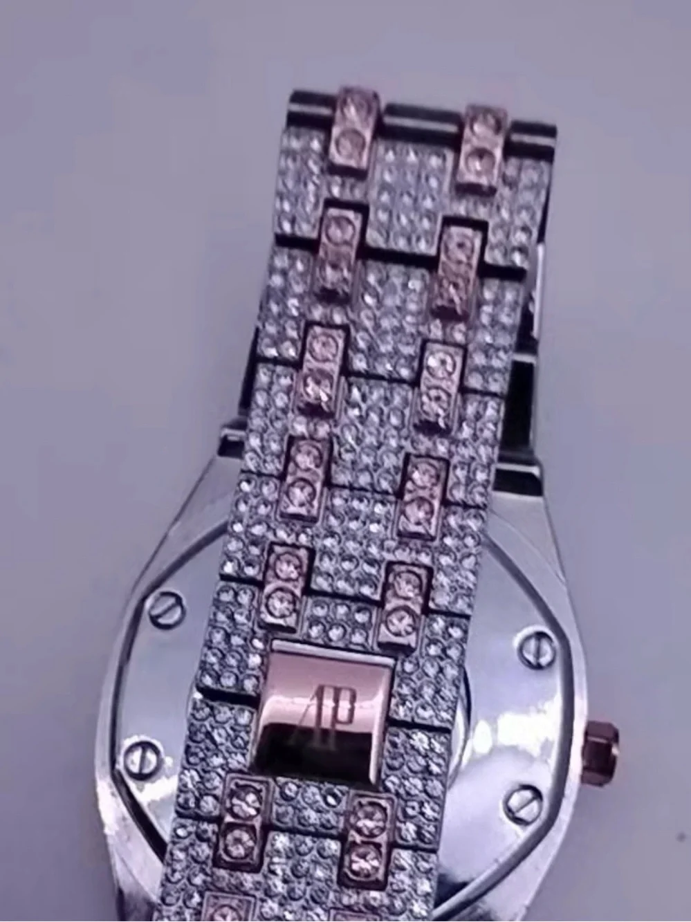 Iced out watch
